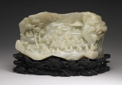 图片[2]-Jade Miniature Mountain of the Orchid Pavilion Gathering, Qing dynasty, 1644 – 1911 C.E.-China Archive